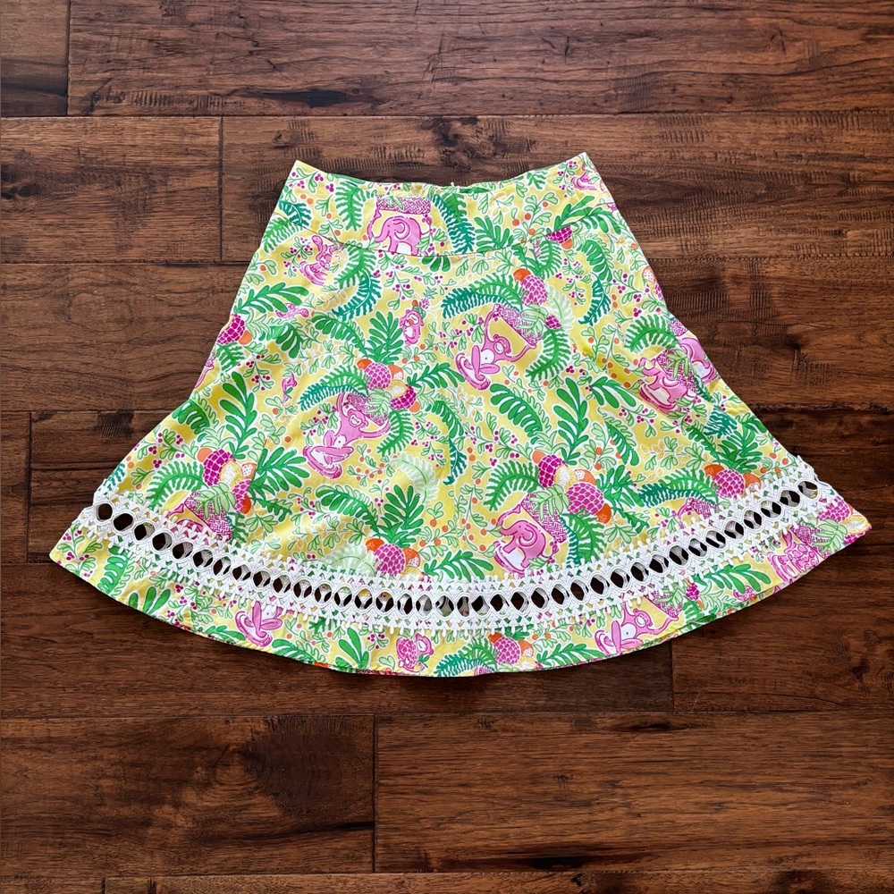 LILLY PULITZER VINTAGE SKIRT -SIZE 6